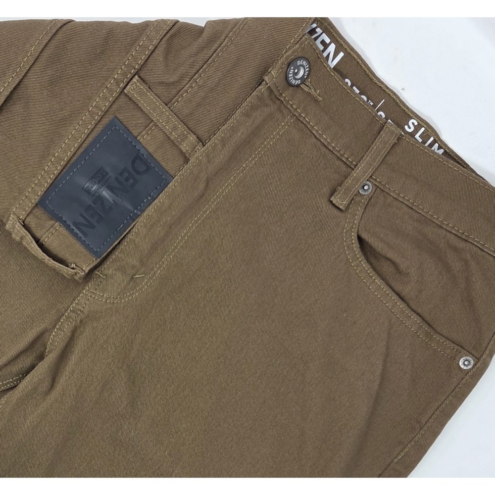 Denizen from Levi's 232 Slim Straight Leg Jeans Mens 38x30 Brown Stretch NWOT